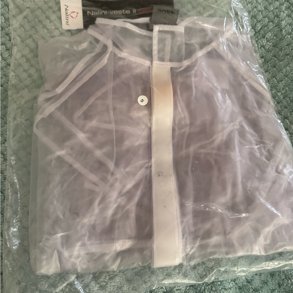 Nalini transparent cycling rain jacket.  🚴